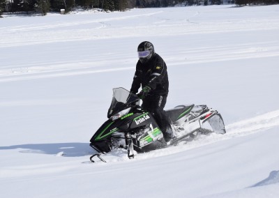 Snowmobiling