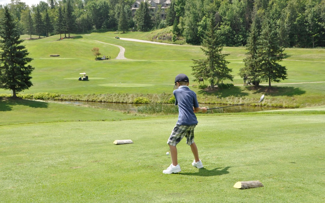 Golfing