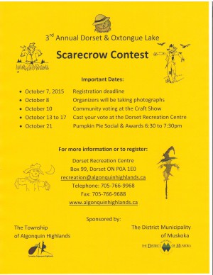 2015 Scarecrow Contest